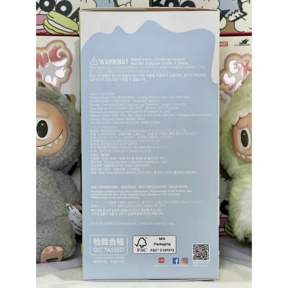 Authentic Pop Mart LABUBU Exciting Macaron THE MONSTERS Vinyl Face Blind Box